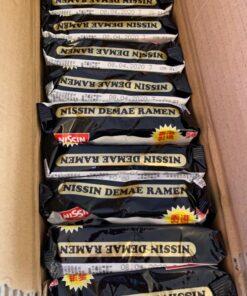 Nissin Demae Black Garlic Oil Instant Ramen Noodles, 3.5 Ounce (Pack of 30) Tonkotsu Pork with Galic Oil 3.5 Ounce (Pack of 30) 22 71k4TYnpsBL 1