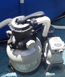 Intex Krystal Clear Sand Filter Pump for Above Ground Pools, 12-inch, 110-120V with GFCI 12 in Pump only 57 71k5XGi8k0L