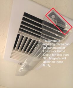 Frost King Unbreakable Heat and Air Deflector, Clear Plastic, 2 3/4” Tall, Width Adjustable 10” to 14” Unbreakable, expands 10" to 14" 37 71k6 Fpx7cL