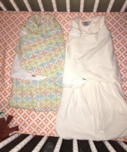 HALO Micro Fleece Sleepsack Swaddle, 3-Way Adjustable Wearable Blanket, TOG 3.0, Cream, Small, 3-6 Months Small (Pack of 1) 28 71k67syiTL