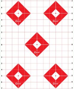 Caldwell Ultra Portable Target Stand with Tear Down Design and Targets for Outdoor, Range, Shooting and Hunting, 12" x 18" , white, red 5 71k7cpDxqkL