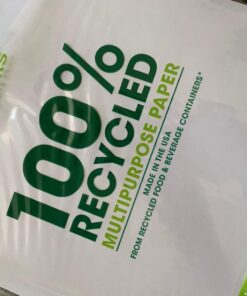 Printworks 100 Percent Recycled Multipurpose Paper, 20 Pound, 92 Bright, 8.5 x 11 Inches, White, 6 Reams 2400 sheets (00018C) 6 Reams: 2,400 Sheets 14 71k7g2l AVL