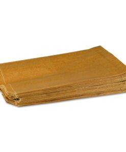 Alternative view of Hospeco KL Waxed Kraft Feminine Hygiene Liner Bag with Gusset,10.25" x 7.5" x 3.5",(Case of 500) Brown 1 case of 500