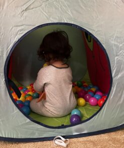Kiddey Tunnel and Ball Pit Play Tent | 3pc Pop Up Toddler Gym Tunnels with Tents for Kids, Toddlers, Infants Boys & Girls | Indoor & Outdoor Gift Game | Baby Crawling Pits for Playground 3 Pc. Play Tent 27 71k8ZHuUQ1L