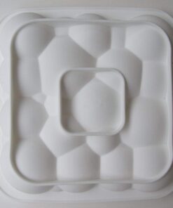 Stilnati brand 1 pcs 3D bubbles sky cloud silicone cake mold white color, baking mold, mousse chiffon pastry cakes, pan, biscuit, candy, ice cream, jelly, brownie, cookie 18 71k8g69HV8L