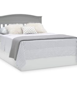 Delta Children Emery 4-in-1 Convertible Baby Crib - Greenguard Gold Certified, Grey 4-in-1 Crib 36 71k932DcEL