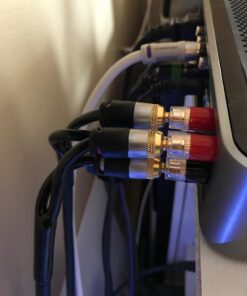 Mediabridge 12AWG Ultra Series Speaker Cable - Gold Plated Banana Tips (12 FT) - CL2 99.9% Oxygen Free - Black (SWT-12B-12B) 12 Feet 37 71k9ZXnWqbL