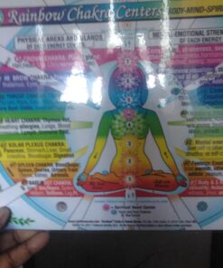 CHAKRA Rainbow® Centers CHART: Body-Mind-Spirit Connections in the Inner Light Resources Charts Series. 2-Sided, 8.5 x 11 in. (Small Poster/ Large Card) Perfect Paperback 28 71k9pnB39pL