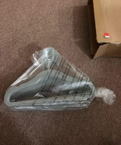 Amazon Basics Kids Velvet, Non-Slip 11.6" Clothes Hangers, Pack of 30, Gray Baby Size 11.6" 30-Pack 34 71kA5bq8gtL