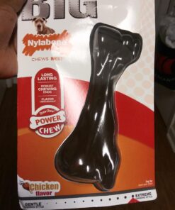 Nylabone Power Chew Knuckle Bone Big Dog Chew Toy Knuckle Chicken XX-Large/Monster (1 Count) XX-Large/Monster (1 Count) Natural 36 71kACNqsUkL