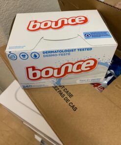 Bounce Free & Gentle Dryer Sheets, 240 Sheets, Unscented Fabric Softener Sheets, Hypoallergenic and Dermatologist Tested 37 71kAEBMOR3L 1