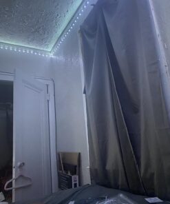 Leeleberd Led Lights for Bedroom 100 ft (2 Rolls of 50ft) Music Sync Color Changing RGB Led Strip Lights with Remote App Control Bluetooth Led Strip, Led Lights for Room Home Kitchen Decor Party 27 71kAjNneBGL