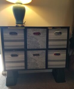 Adjustable Stackable Bed Frame Risers for Elevation & Under-Bed Storage - Heavy-Duty Furniture Riser for Table, Couch, Desk, and Chair - Set of 4 Large & 4 Small Bed Lifts - Black Home It 35 71kAwxIjkdL 1