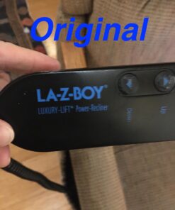 CUGLB Lift Chair Remote Replacement, 5 Pin 2 Button 90 Degree Power Recliner Remote Replacement Parts for Okin Limoss Lazboy Pride Catnapper Golden 90° Plug 22 71kBbQxHWaL