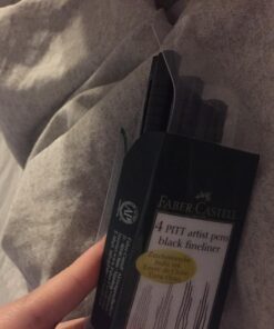 Faber-Castell Pitt Artist Pen 167115 India Ink Pens Pack of 4 M F S XS Black 1 16 71kBlEwYHsL