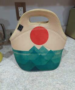 Artovida Artists Collective Insulated Neoprene Lunch Bag - Washable Soft Lunch Tote for Work and Picnic - Design By Budi Satria Kwan (Indonesia) – Ocean, Sea, Wave-Classic Budi Kwan The Wave 38 71kC7GYKC6L