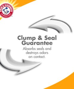 Arm Hammer Clump Seal Litter Multi-Cat Complete Odor Sealing Clumping Clay Cat Litter, 28lb 26 71kCuRtPGL 1