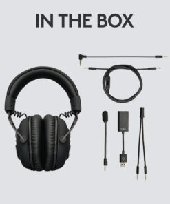 Logitech G PRO Gaming Headset for Oculus Quest 2 - Oculus Ready - Custom-length Cable - PRO-G Precision Gaming Audio Driver - Steel and Aluminum Build - Low-Latency 3.5 mm Aux Connection,Black 18 71kDAFVQpL