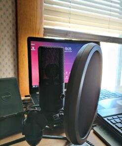 FIFINE USB Microphone, Metal Condenser Recording Microphone for Laptop MAC or Windows Cardioid Studio Recording Vocals, Voice Overs,Streaming Broadcast and YouTube Videos-K669B Black 41 71kDH6yDC4L