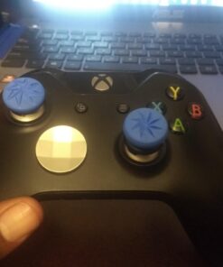 KontrolFreek FPS Freek Edge for Xbox One and Xbox Series X Controller | Performance Thumbsticks | 1 High-Rise Convex, 1 Low-Rise Convex | Blue 33 71kDQparviL