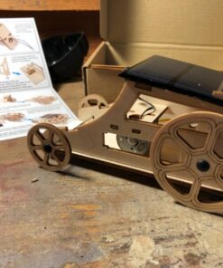 Wooden Solar Model Cars to Build for Kids 9-12, Educational Science Kits for Kids Age 12-14, Gifts for 10+ Year Old Boys Girls, Science Experiments for Kids 9-12 Engineering Toys Robotics STEM Kit 44 71kDSPEGFL