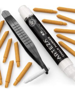 ARTEZA Liquid White Chalk Markers Set of 12, Fine Tip, Includes 12 Replaceable Chisel Tips & 1 Tweezer, Dust-Free & Washable Water-Based Pens for Chalkboards, Car Windows, Menu Boards & Signs 12 71kDhpDjEnL