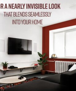 Polk Audio 265-RT 3-way In-Wall Speaker - The Vanishing Series | Easily Fits in Ceiling/Wall | High-Performance Audio - Use in Front, Rear or as Surrounds | With Power Port & Paintable Grille - Black Single 47 71kEM9mwvWL