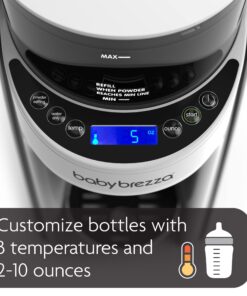 Baby Brezza New and Improved Formula Pro Advanced Formula Dispenser Machine - Automatically Mix a Warm Formula Bottle Instantly - Easily Make Bottle with Automatic Powder Blending Advanced, White 20 71kFTqcjEsL 1