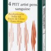 Faber Castell 167102 Pit Artist Pens, Set of 4, Sang-in Assortment, 188, S, F, M, B