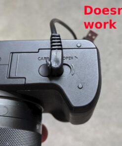 Raeisusp 5-8.4V USB Drive Cable ACK-E12 Power Supply + DR-E12 DC Coupler LP-E12 Dummy Battery DC Grip + 5V 3AMP USB Adapter Kit for Canon EOS M EOS M2 M10 M50 M100 M200 21 71kGWQJArL