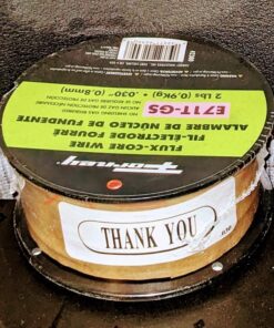 Forney 42300 Flux Core Mig Wire, Mild Steel E71TGS.030-Diameter, 2-Pound Spool, Silver, Pack of 1 welder with wire 28 71kGWXh1nmL