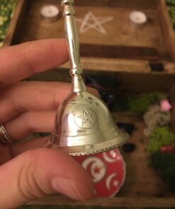 New Age Imports Inc. Altar Bell with Pentagram Design, 3 inches tall 13 71kGfXn3X4L