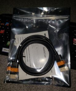 Cable Matters 2-Pack 4K DisplayPort to DisplayPort Cable, Computer Monitor Cable 6 ft, 4K@60Hz, 2K@144Hz, Display Cable, Male to Male Display Port Cable, Gold-Plated DP to DP Cable, 6 Feet 23 71kHGHPeTxL