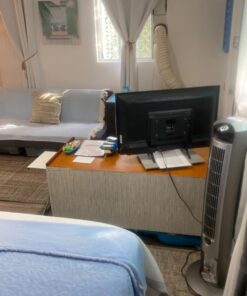 Lasko Oscillating Tower Fan, Remote Control, Timer, 3 Quiet Speeds, for Bedroom, Living Room and Office, 42", Silver, T42951 Silver T42951 39 71kHv3Fng9L