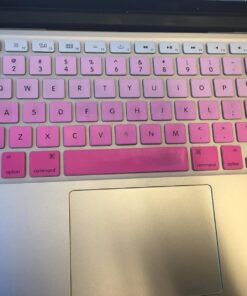 Allinside Pink Ombre Keyboard Cover Skin for MacBook Pro 13" 15" 17" (2015 or Older Version), MacBook Air 13" A1369/A1466, Older iMac Wireless Keyboard MC184LL/B 2010-2017 MacBook Air 13 & 2008-2015 Mac Pro 13/15 Ombre Pink 31 71kI8d6EW9L