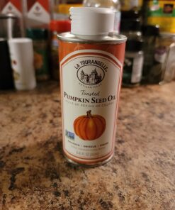 La Tourangelle, Toasted Pumpkin Seed Oil, Great for Cooking, Salad Dressings, Pastas, and Spreads - Health and Beauty Oil, 8.45 fl oz 8.45 Fl Oz (Pack of 1) 36 71kIy2aE1NL