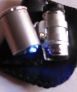 KINGMAS Mini 60x Microscope Magnifying with LED Light Pocket Jewelry Magnifier Jeweler Loupe with 10X Folding Pocket Magnifier 55 71kJ MOlwxL