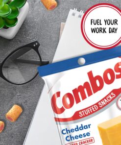 COMBOS Cheddar Cheese Cracker Baked Snacks 6.3-Ounce Bag (Pack of 12) Cracker - Cheddar Cheese 6.3 Ounce (Pack of 12) 9 71kJ8iI3IDL