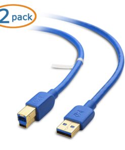 Cable Matters USB 3.0 Cable (USB 3 Cable, USB 3.0 A to B Cable) in Blue 6 ft 6 Feet 1 10 71kJ8q6dfSL