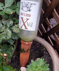 REMIAWY Plant Watering Devices 6 Pack Terracotta Vacation Plant Waterer Wine Bottle Watering Stakes Slow Release Plant Watering Spikes Perfect Self Watering Devices for Indoor Outdoor Plants 29 71kKNkDgJFL