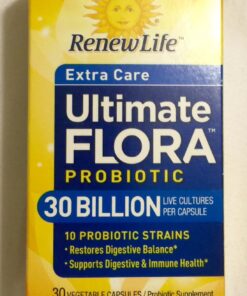 Renew Life Extra Care Go-Pack Probiotic Capsules, Daily Supplement Supports Immune, Digestive and Respiratory Health, L. Rhamnosus GG, Dairy, Soy and gluten-free, 30 Billion CFU, 30 Ct 30 Count 23 71kKi6XYL1L