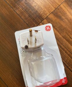GE 3-Outlet Extender, Grounded Wall Tap, Adapter Spaced, 3-Prong, Multiple Plug, Power Splitter, Cruise Essentials, Use for Home Office School Dorm, UL Listed, White, 58368 1 Pack 3 Outlet | 3-Prong Cube 64 71kMZLLXimL