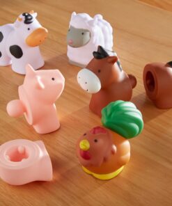 Melissa & Doug Pop Blocs Farm Animals Educational Baby Toy - 10 Linkable Pieces 21 71kMchbJF L