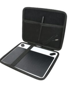 khanka Hard Travel Case Replacement for Wacom Intuos Art Touch Digital Drawing Graphics Painting Tablet CTL6100WLK0 / CTL4100WLK0 (Small) 9 71kMe4XUA3L