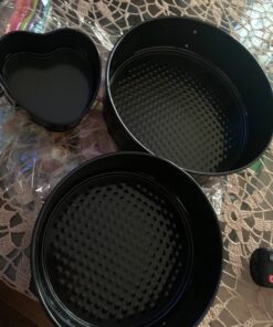 390PCS Cake Decorating Supplies Kit, Baking Tools Set for Cakes – 3 Packs Springform Cake Pans Cake Rotating Turntable 48 Numbered Piping Icing Tips 4 Russian Nozzles 9 Fondant Tools for Beginners 23 71kMp1woBfL