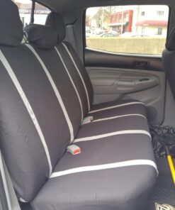 FH Group Automotive Seat Covers Trendy Corduroy Bucket Full Set with Gift- Universal Fit for Cars Trucks and SUVs (Black/Gray) FB032115 45 71kNwPtjWIL