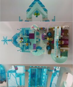 LEGO Disney Frozen Elsa's Magical Ice Palace 43172 Toy Castle Building Kit with Mini Dolls, Castle Playset with Popular Frozen Characters Including Elsa, Olaf, Anna and More (701 Pieces) Standard Packaging 53 71kObQjphGL