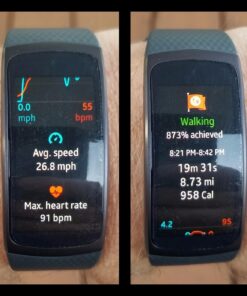 Samsung Gear Fit2 Smartwatch Large, Black 50 71kPGKgMgpL