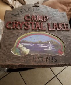 Rubie's Plastic Friday The 13th Camp Crystal Sign 10 71kPaCLv TL