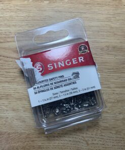 SINGER 00226 Assorted Safety Pins, Multisize, Nickel Plated, 50-Count 23 71kPeBvqjoL